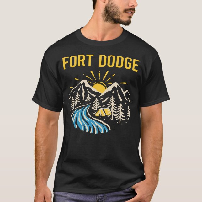 Nature Landscape Fort Dodge T-Shirt (Front)
