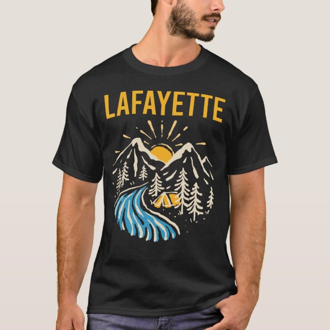 Nature Landscape Lafayette T-Shirt (Front)