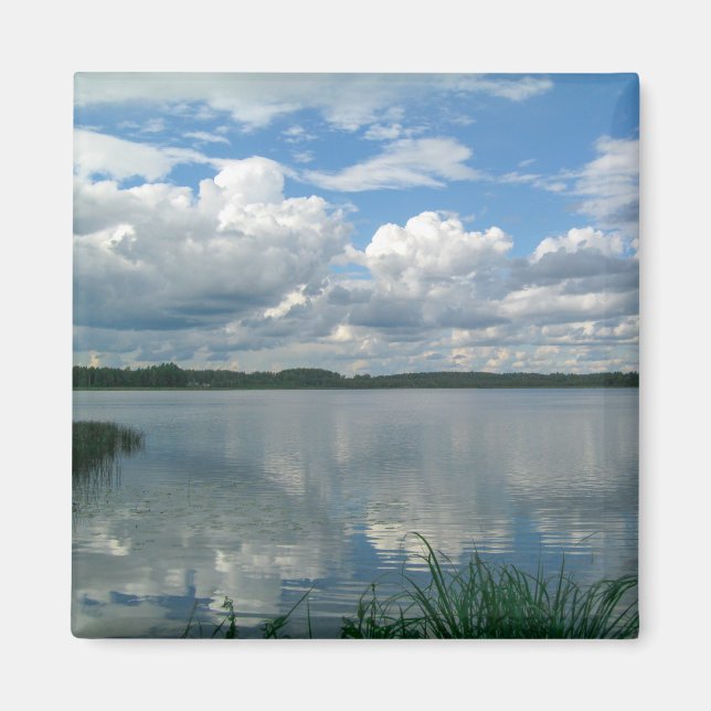Nature Landscape Lake Sky Belarus Magnet (Front)