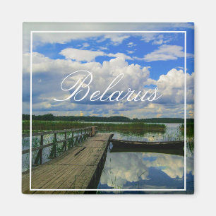 Nature Landscape Lake Sky Belarus Magnet