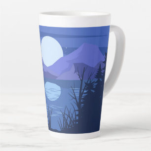 Nature landscape latte mug