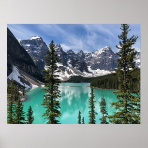 Nature Landscape Moraine Lake, Alberta, Canada Poster
