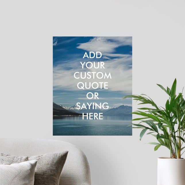 Nature Landscape Personalised Quote Poster (Creator Uploaded)