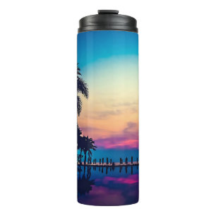 Nature Landscape Pool Palm Trees-25925 Thermal Tumbler