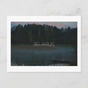 Nature Landscape Rural Scenery Lake Fog Postcard