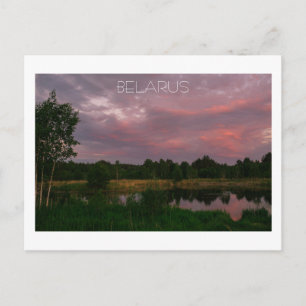 Nature Landscape Rural Scenery Lake Sunset Postcard