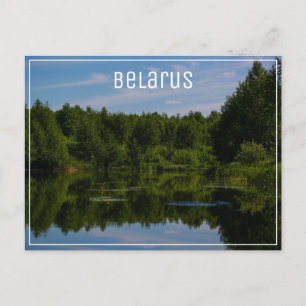 Nature Landscape Scenery Canal Sky Belarus Postcard