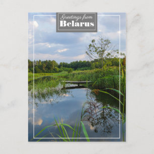 Nature Landscape Scenery Lake Belarus Postcard