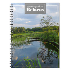 Nature Landscape Scenery Lake Greetings Belarus Notebook