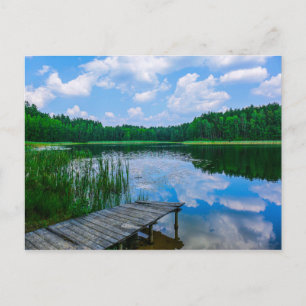 Nature Landscape Scenery Lake Sky Belarus Postcard