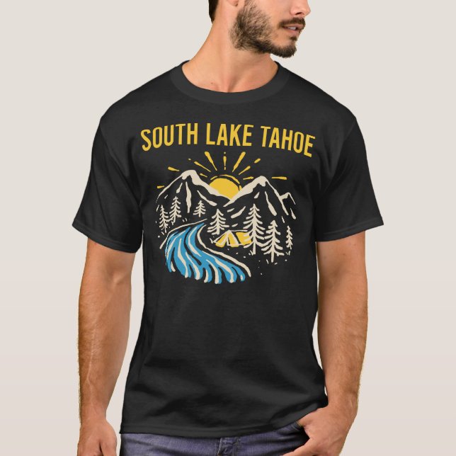 Nature Landscape South Lake Tahoe T-Shirt (Front)