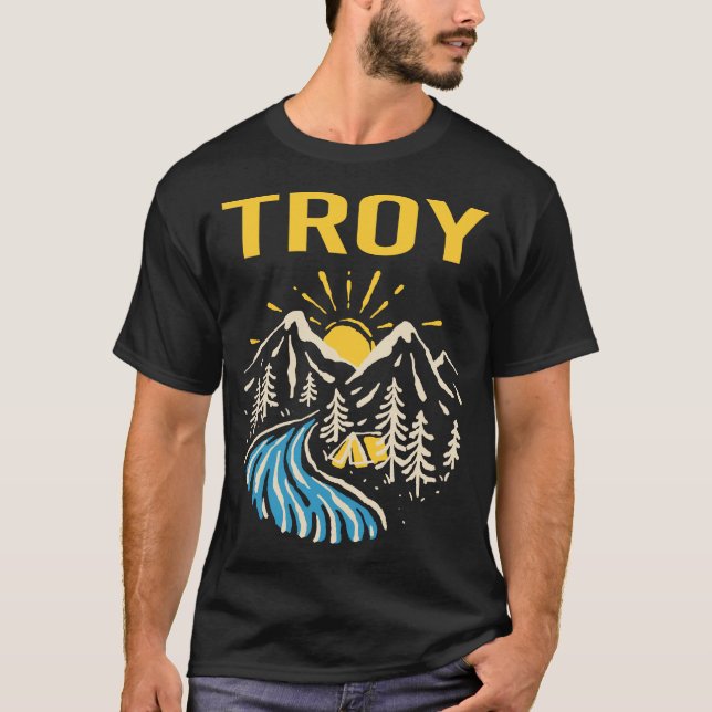 Nature Landscape Troy T-Shirt (Front)