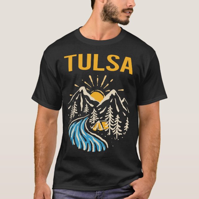 Nature Landscape Tulsa T-Shirt (Front)
