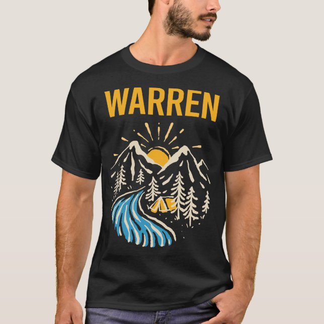 Nature Landscape Warren T-Shirt (Front)