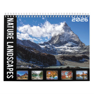 Nature Landscapes 2026 Calendar