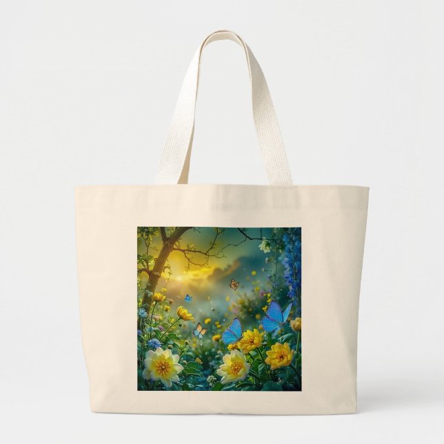nature large tote bag (Front)