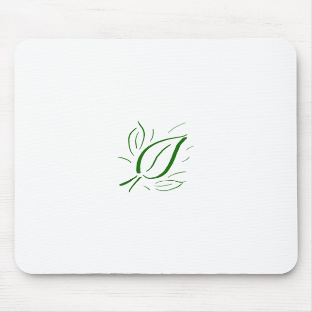 Nature Leaf Green Mini - Mouse Mat (Front)