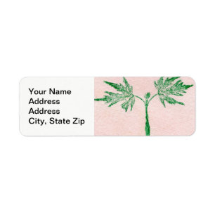 Nature Leaf Print, spring maple twins in green.
