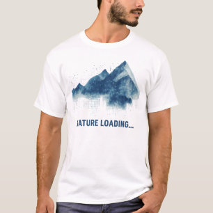 Nature Loading... Abstract Mountains T-Shirt