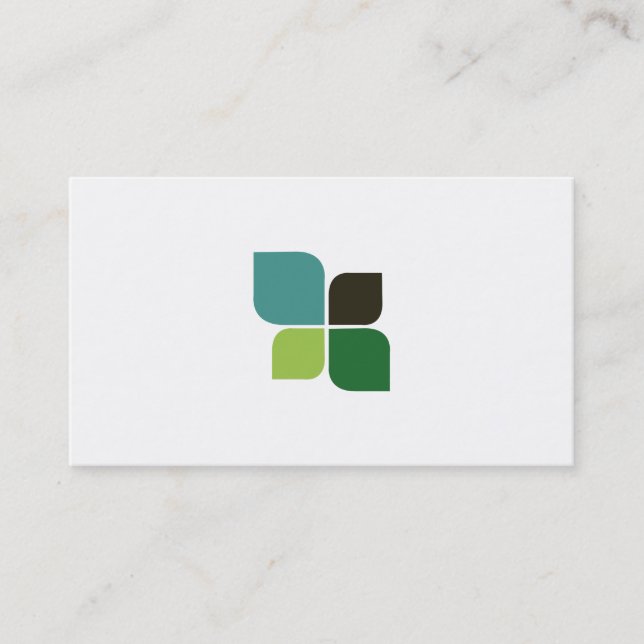 Nature Logo Business Card (Front)