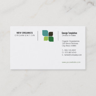 Nature Logo (Grid Variation) Business Card