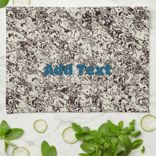 Nature Look Abstract Tea Towel