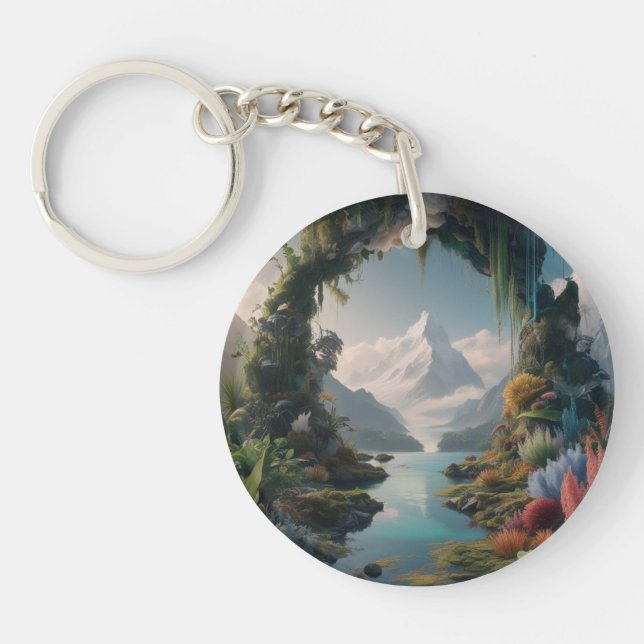 Nature love keychain  (Front)