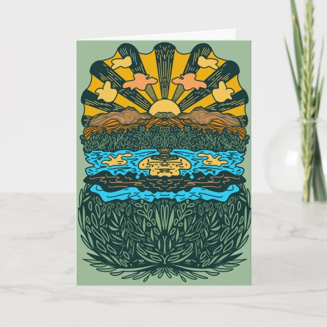 Nature lover Anniversary Card (Front)