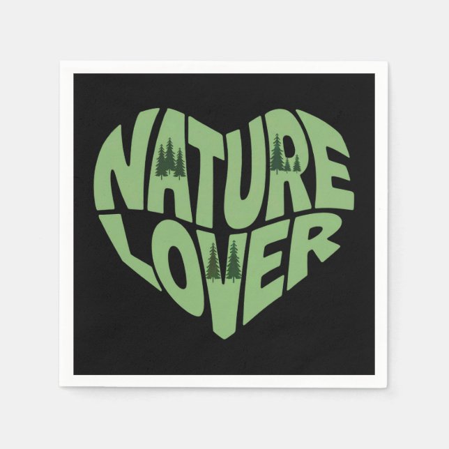  Nature Lover Cocktail Napkins (Front)