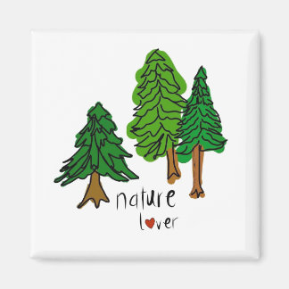 Nature Lover Forest Trees Magnet