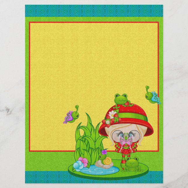 Nature Lover Frog Faery Flyer (Front)