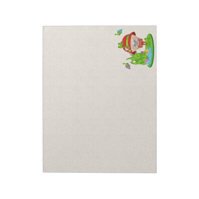 Nature Lover Frog Faery Notepad (Rotated)
