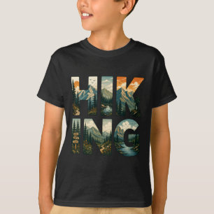 Nature lover hiking design mountain adventure T-Shirt
