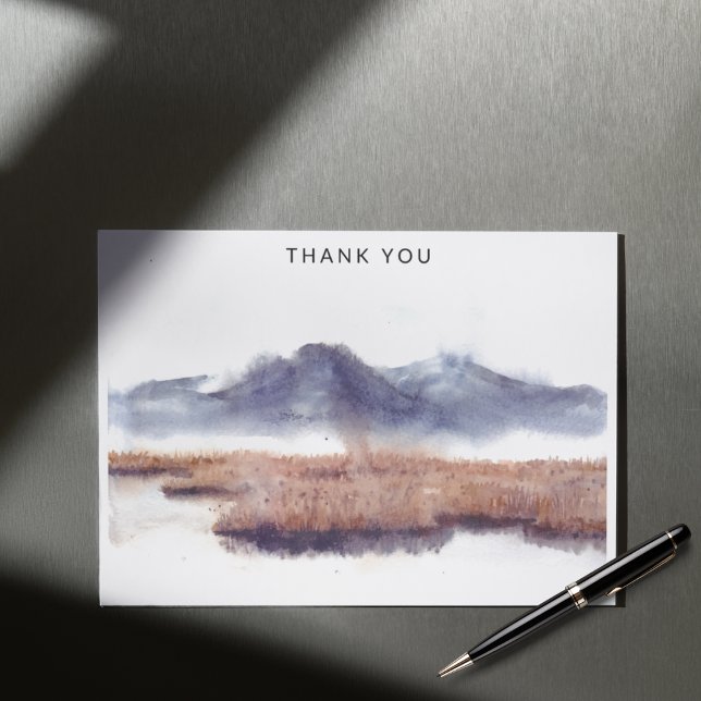 Nature Lover Sympathy Thank You  Card (Creator Uploaded)