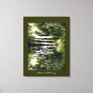 Nature Lover Trees Forest Stone Trails Art Print
