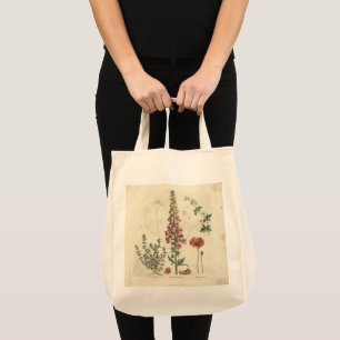 Nature Lover Wildflower Illustration Tote Bag