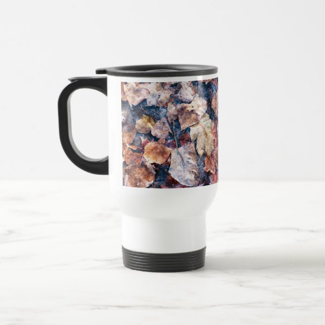 Nature Lover's Autumn Leaves Collection Travel Mug (Left)
