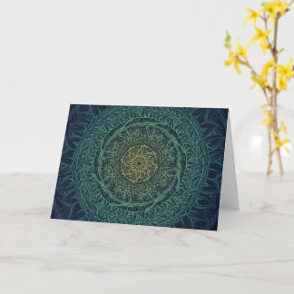 Nature Lovers Mandala Art Mandalas Design Card