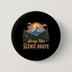 Nature Lovers Nature Wander Apparel Vintage Always 6 Cm Round Badge
