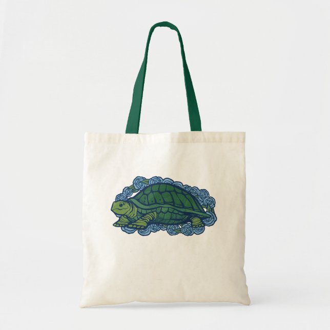 Nature Lovers Turtle Art Turtles  Tote Bag (Front)