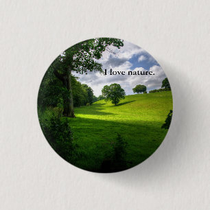 Nature Loving Button