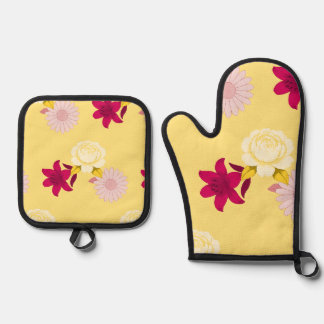 Nature Meets Style Oven Mitt & Pot Holder Set