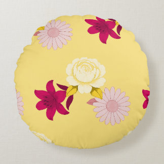 Nature Meets Style Round Cushion
