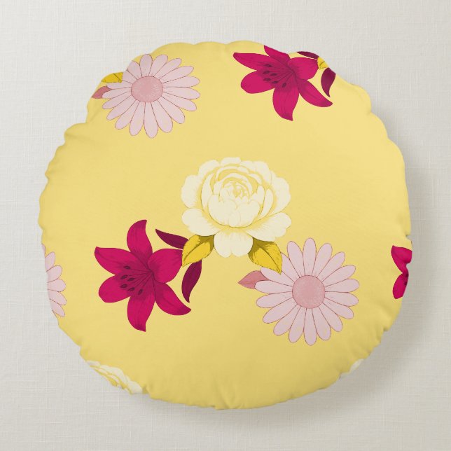 Nature Meets Style Round Cushion (Front)