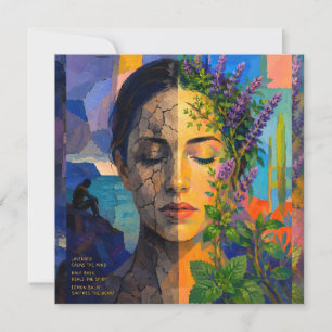 Nature Mends What Breaks – A Portrait of Renewal Card