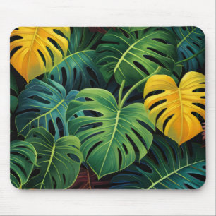 Nature Monstera Leaves Mouse Mat