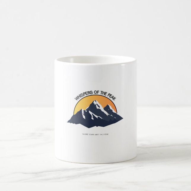 Nature Mountain design aesthetic mug (Center)