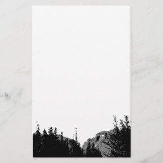 Nature/Mountain in B&W Stationery