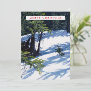 Nature Mountain Snow in Colorado Card