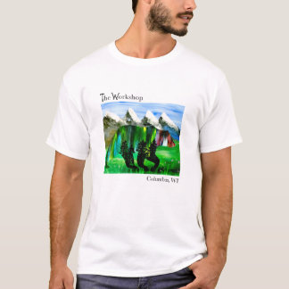 Nature Mountains Bear Trees Men's Basic T-Shirt